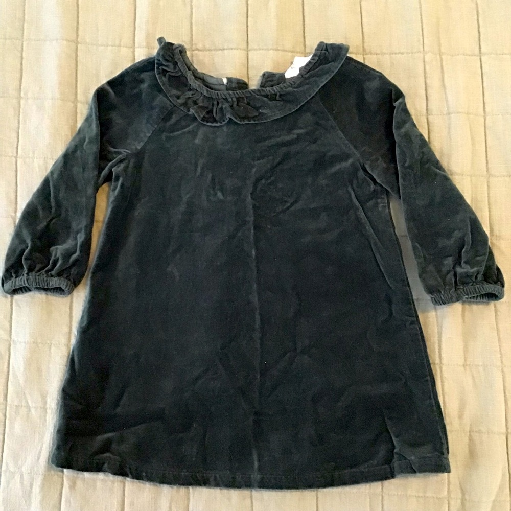 Green Velvet tunic dress